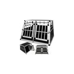 Cage de transport xl pour chien - avec 2 portes pour voyage voiture animaux