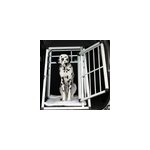 Cage de transport xxl pour chien - avec porte pour voyage voiture animaux