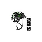 Casque multisport vert visi�re amovible 54cm