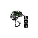 Casque multisport vert visi�re amovible 54cm