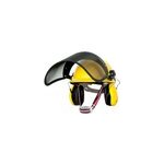 Casque de protection s�curit� visuelle et anti - bruit jaune