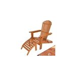 Chaise adirondack en bois d'acacia sige jardin