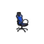 Chaise de bureau sport - siege baquet - bleu et noir - sport racing design