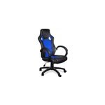 Chaise de bureau sport - siege baquet - bleu et noir - sport racing design