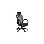 Chaise de bureau sport - siege baquet - gris et noir - sport racing design