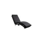 Chaise de relaxation london massage et chauffage anthracite