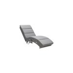 Chaise de relaxation london massage et chauffage gris Chaise de relaxation london massage et chauffage gris