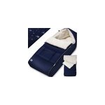 Chancelire bb bleu marine fourre pour poussette