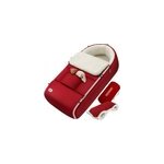 Chanceli�re b�b� bordeaux fourr�e pour poussette avec sac inclus