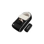 Chanceli�re b�b� noire fourr�e pour poussette