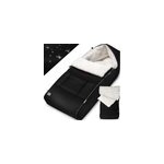 Chancelire bb noire fourre pour poussette
