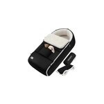 Chanceli�re b�b� noire fourr�e pour poussette avec sac inclus