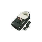 Chanceli�re b�b� vert - gris fourr�e pour poussette avec sac inclus