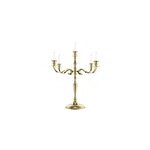 Chandelier 5 branches bougeoir transformable or 60cm bougie chandelle d�coration