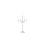 Chandelier d�coratif 5 branches blanc 40 cm