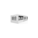 Chapiteau de jardin blanc 3x9cm 27m� avec fen�tres