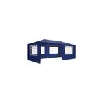 Chapiteau de jardin rimini bleu 3x6m protection uv 50 +