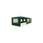 Chapiteau de jardin vert 3x9cm 27m� avec fen�tres