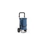 Chariot de courses 56 l bleu max 50 kg
