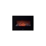 Chemin�e murale �lectrique 1800w effet flamme led d�coration int�rieur