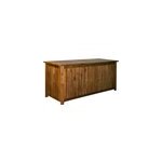 Coffre de jardin 205l en bois d'acacia avec b�che