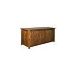 Coffre de jardin 205l en bois d'acacia avec bche