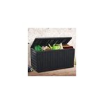 Coffre de jardin keter anthracite 270l rangement Coffre de jardin keter anthracite 270l rangement