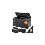 Coffre de jardin keter anthracite 270l rangement