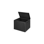 Coffre de jardin lille anthracite 190l 78x43, 8x55cm