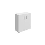 Commode vela blanche avec portes 2 étages Commode vela blanche avec portes 2 étages