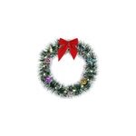 Couronne de no�l rouge �32cm