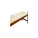 Coussin pour banc cr�me 110x45cm assise