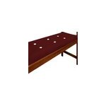 Coussin pour banc rouge - assise banc de jardin - mobilier de jardin 110x45cm