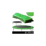 Coussin de protection pour trampoline vert ressort 305cm