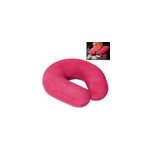 Coussin de voyage cale nuque support cou oreiller de soutien - rose