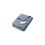 Couverture chauffante �lectrique bleu gris 190x80cm