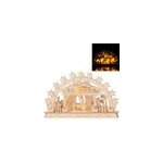 Cr�che arche de no�l d�corative lumineuse par led - 20cm