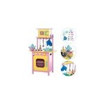 Cuisine pour enfant en bois 89 x 57 x 33 cm nombreux accessoires dinette jouets