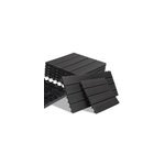 Dalle de terrasse en bois composite wpc classique anthracite 30x30 cm jardin