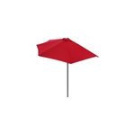 Demi - parasol avec manivelle 2, 7m - rouge