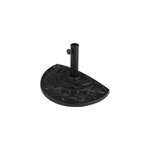 Demi pied de parasol noir pour demi parasol 9kg