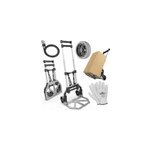 Diable argent / noir aluminium 80kg r�glable en hauteur