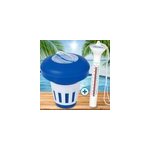 Doseur flotteur de chlore ou brome avec thermom�tre piscine