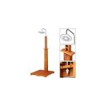 Douche de jardin en bois d'eucalyptus 223cm certifi� fscchaleur douchette