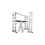 �chafaudage 1, 80 m en alu - multifonction avec plateforme de travail