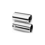 Embout d'�chappement universel en acier inoxydable avec effet sonore - 56mm