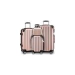 Ensemble de 4 pièces valises rigides m / l / xl et vanity Ensemble de 4 pièces valises rigides m / l / xl et vanity