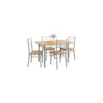 Ensemble  ; paul ;  ; h�tre table et chaises 5 pi�ces ;