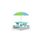 Ensemble de si�ges pour enfants mint avec parasol