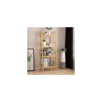 �tag�re en bambou salle de bain 123x48x32cm